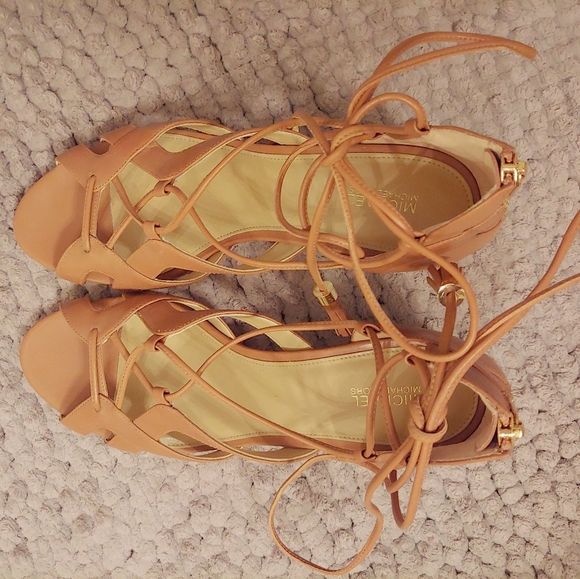 Michael Kors Shoes - Michael Kors string up sandals